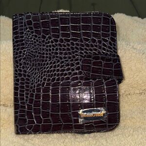 SeneGence Deep Purple Crocodile Pattern Wallet